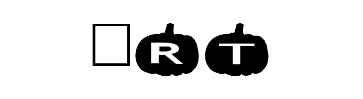 AlphaShapes pumpkins  Free Fonts Download