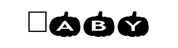 AlphaShapes pumpkins  Free Fonts Download