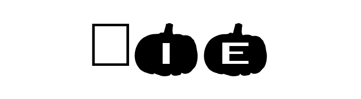 AlphaShapes pumpkins  Free Fonts Download