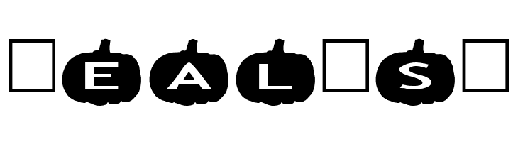 AlphaShapes pumpkins  Free Fonts Download