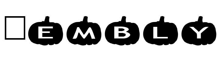 AlphaShapes pumpkins  Free Fonts Download
