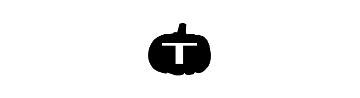 AlphaShapes pumpkins  Free Fonts Download