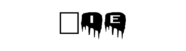 AlphaShapes meltdowns  Free Fonts Download