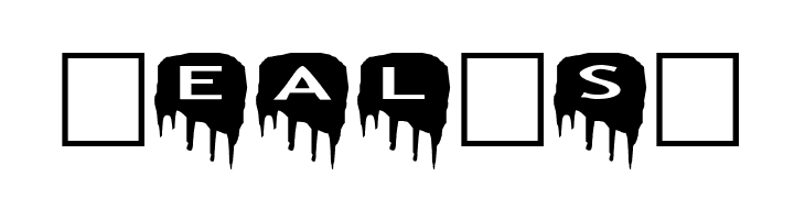 AlphaShapes meltdowns  Free Fonts Download