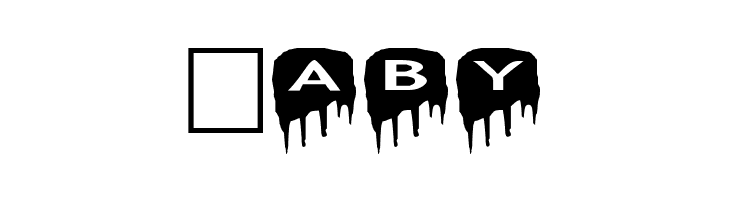 AlphaShapes meltdowns reverse  Free Fonts Download