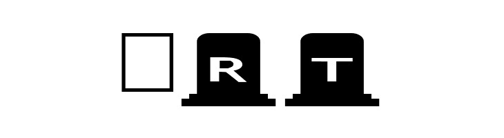 AlphaShapes gravestones  Free Fonts Download