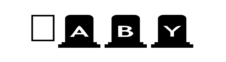 AlphaShapes gravestones  Free Fonts Download