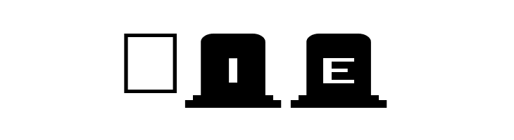 AlphaShapes gravestones  Free Fonts Download