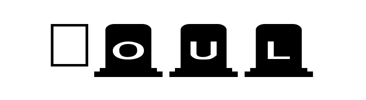 AlphaShapes gravestones  Free Fonts Download