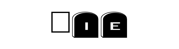 AlphaShapes gravestones 2  Free Fonts Download