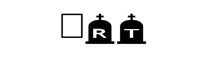 AlphaShapes gravestones 3  Free Fonts Download