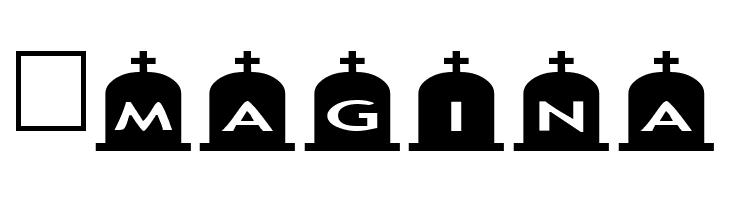 AlphaShapes gravestones 3  Free Fonts Download