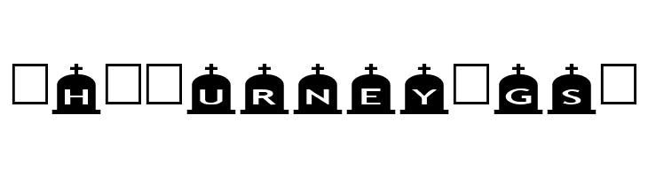 AlphaShapes gravestones 3  Free Fonts Download