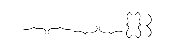 Bella K. Brackets -  Free Fonts Download