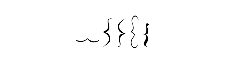 Bella K. Brackets -  Free Fonts Download