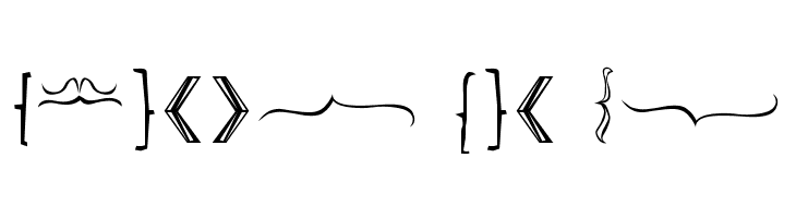Bella K. Brackets -  Free Fonts Download