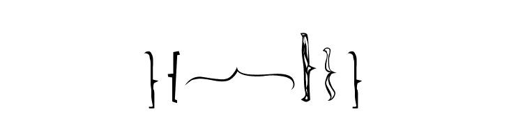 Bella K. Brackets -  Free Fonts Download