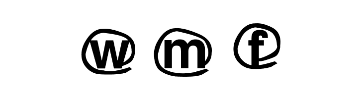 WLM Mailing service  Free Fonts Download