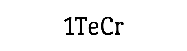 1TeCr Port Lligat Slab Font