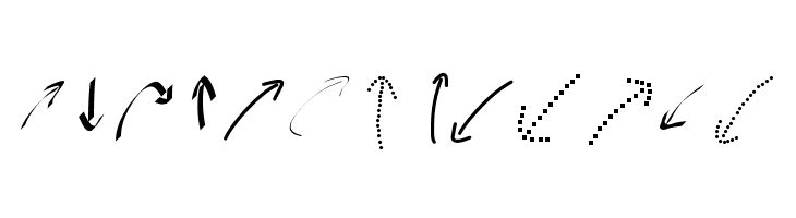 PeaxWebdesignarrows  Free Fonts Download