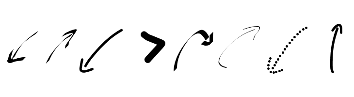 PeaxWebdesignarrows  Free Fonts Download