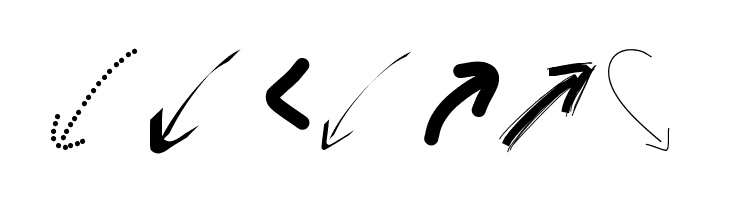 PeaxWebdesignarrows  Free Fonts Download