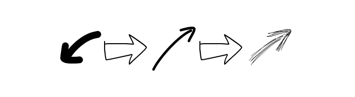 PeaxWebdesignarrows  Free Fonts Download