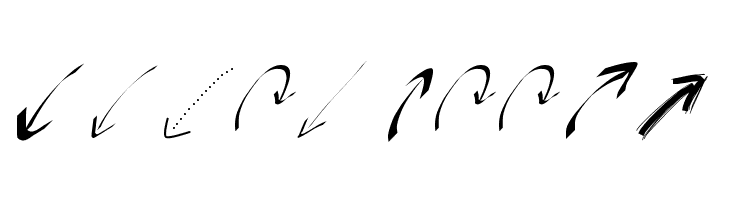 PeaxWebdesignarrows  Free Fonts Download