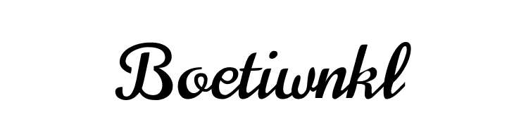 Boetiwnkl Norican Regular Font