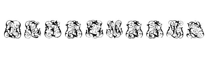 Hard to Read Monograms  Free Fonts Download