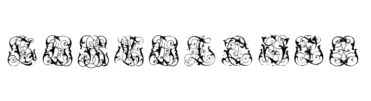 Hard to Read Monograms  Free Fonts Download