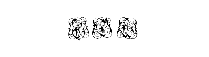 HardtoReadMonograms  Free Fonts Download