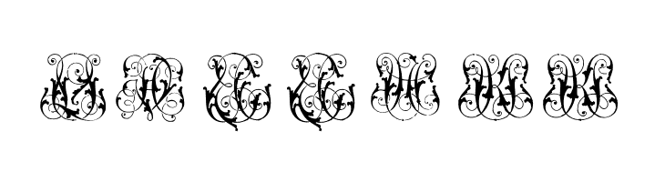 HardtoReadMonograms  Free Fonts Download