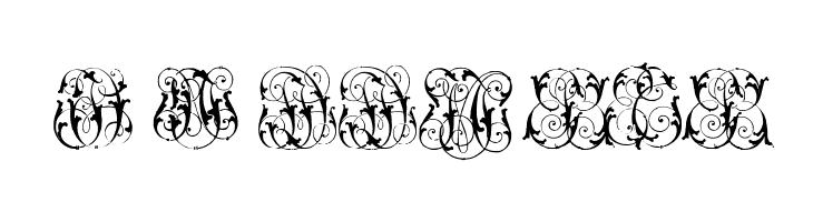 Hard to Read Monograms Two  Free Fonts Download