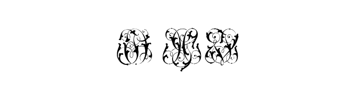 Hard to Read Monograms Two  Free Fonts Download