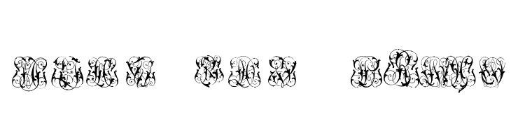 Hard to Read Monograms Two  Free Fonts Download