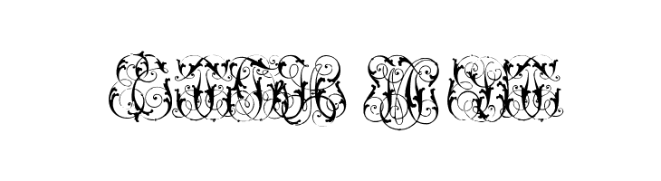 Hard to Read Monograms Two  Free Fonts Download
