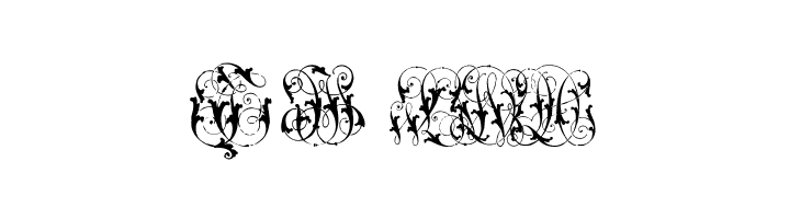 Hard to Read Monograms Two  Free Fonts Download