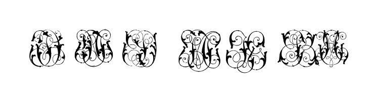 HardtoReadMonogramsTwo  Free Fonts Download