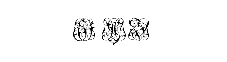 HardtoReadMonogramsTwo  Free Fonts Download