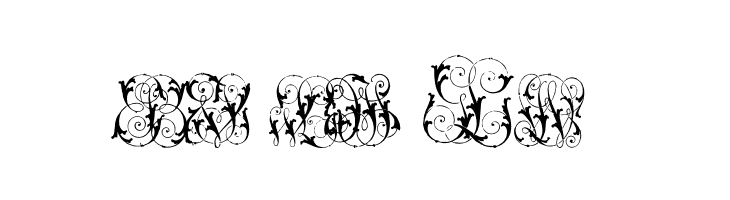 HardtoReadMonogramsTwo  Free Fonts Download