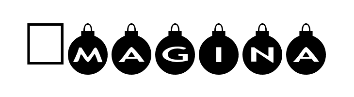 AlphaShapes xmas balls  Free Fonts Download