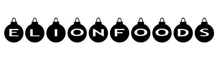 AlphaShapes xmas balls  Free Fonts Download