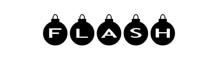 AlphaShapes xmas balls  Free Fonts Download