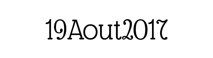 19Aout2017 Glass Antiqua Font