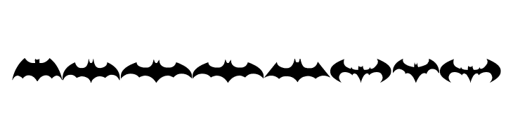 batman logo evolution tfb  Free Fonts Download
