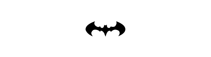 batman logo evolution tfb  Free Fonts Download