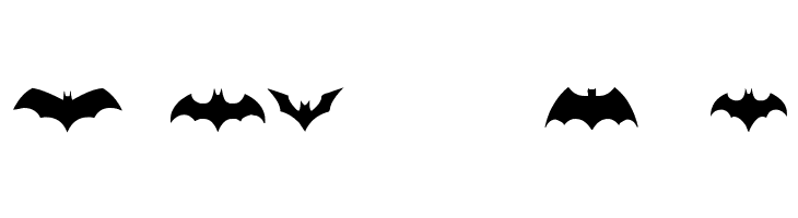 batman logo evolution tfb  Free Fonts Download