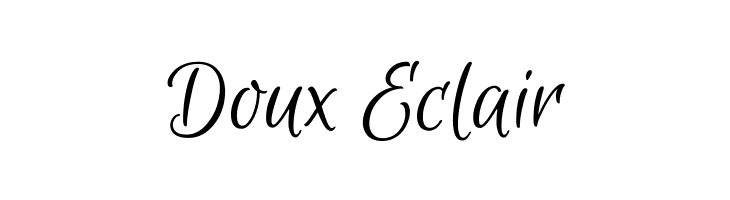Doux%2BEclair Euphoria Script Font