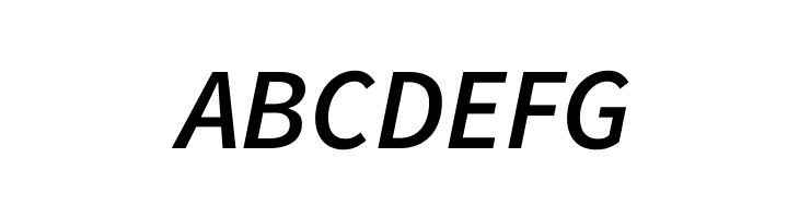 Source Sans Pro SemiBold Italic  Free Fonts Download